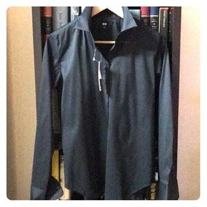 Uniqlo • Black Button Down Shirt, S